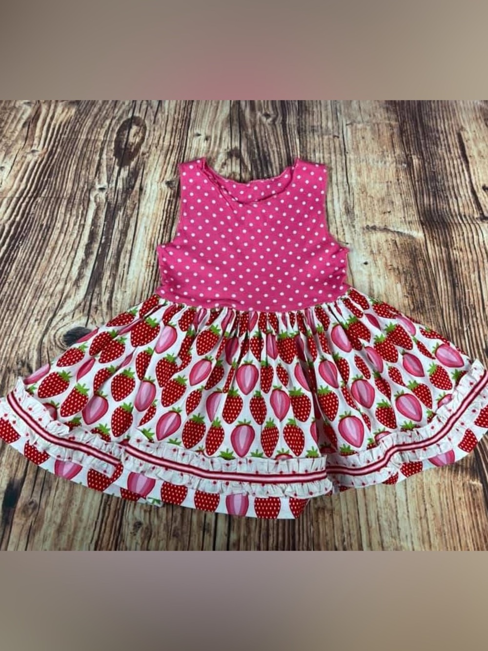 Laura Kae Designs Strawberry Sara Top